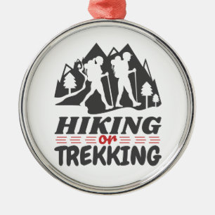 Ornement En Métal Randonnée ou trekking