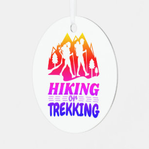 Ornement En Métal Randonnée ou trekking