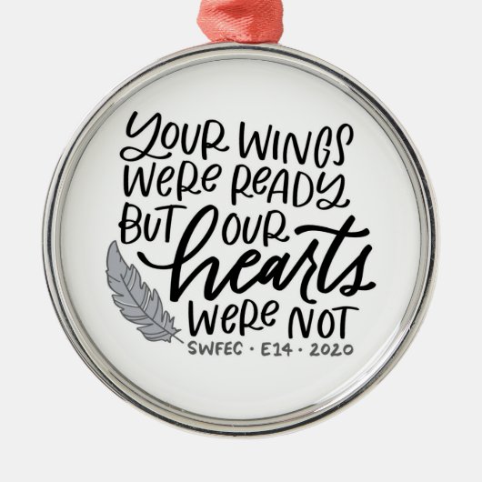 Ornement En Métal Rappel de l'ornement E14 (Devant)