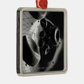 Ornement En Métal Rapport optique noir et blanc des globules (Droite)