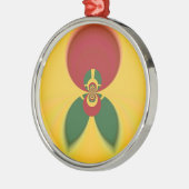 Ornement En Métal Rasta Colours Art Abstrait Imprimer (Gauche)