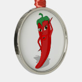 Ornement En Métal Red Hot Pepper Diva (Droite)