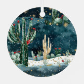 Ornement En Métal Red Western Gold Horse Chaussure Pine de Noël cône (Verso)