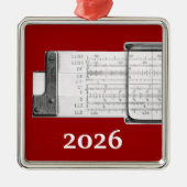 Ornement En Métal Règle de diapositive (Devant)