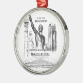 Ornement En Métal Règle des ingénieurs (Gauche)