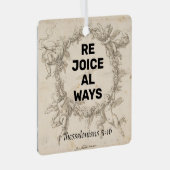 Ornement En Métal Réjouissez-vous (Avant droite)