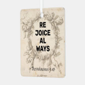 Ornement En Métal Réjouissez-vous (Avant gauche)