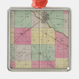 Ornement En Métal Reno Coand Plevna, Kent, Elmer, Kansas