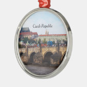 Ornement En Métal République tchèque-Prague Château et Pont Charles (Gauche)