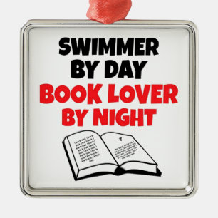 Ornement En Métal Réserver Lover Swimmer