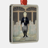 Ornement En Métal Restaurant Waiter (Droite)