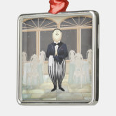 Ornement En Métal Restaurant Waiter (Gauche)