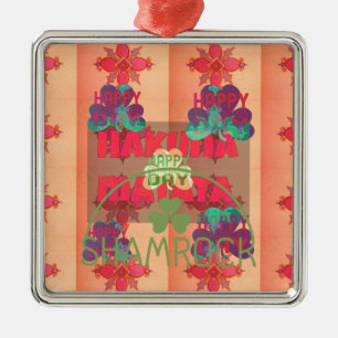 Ornement En Métal Restez béni Bonne Saint Patrick Jour Hakuna Mata