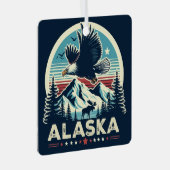 Ornement En Métal Retro Alaska (Avant droite)