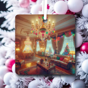 Ornement En Métal Retro Kitsch Retro Noël personnalisé