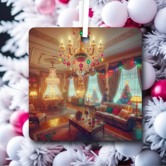 Ornement En Métal Retro Kitsch Retro Noël personnalisé