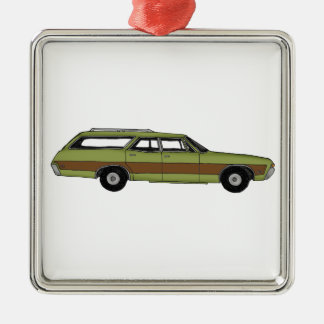 Ornement En Métal retro station wagon