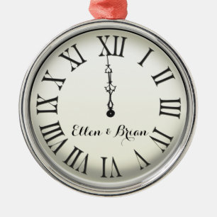 Ornement En Métal Réveillon de la Saint Sylvestre personnalisé