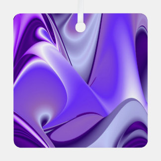 Ornement En Métal Rêves arc-en-ciel à fleurs violettes