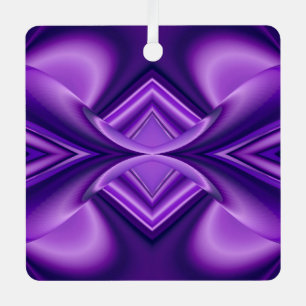Ornement En Métal Rêves d'arc-en-ciel de fleurs violettes