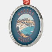 Ornement En Métal Rhodes Grèce Cercle en détresse rétrograde (Gauche)