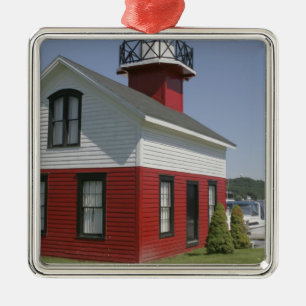 Ornement En Métal Rive du phare relocalisée à Douglas près de 2