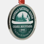 Ornement En Métal Rivière nationale de Buffalo (canot) (Droite)