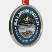 Ornement En Métal Rivière saumon (c) (Droite)