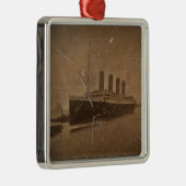 Ornement En Métal RMS Titanic Southampton (Droite)