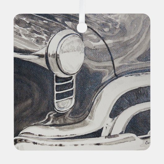 Ornement En Métal Rocket 88 Ancien Ornament Mobile (Recto)