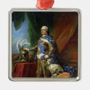 Ornement En Métal Roi de Louis XV de la France et de la Navarre,
