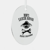 ornement en métal rond avec logo noir BSR (Avant droite)