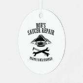 ornement en métal rond avec logo noir BSR (Avant gauche)