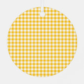 Ornement En Métal Rose jaune du Texas (Verso)