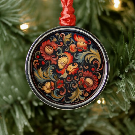 Ornement En Métal Rosepaint Moderne 6 de 6 (Arbre)