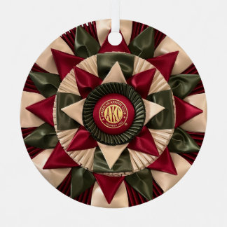 Ornement En Métal Rosette de chien MACH Noël personnalisé