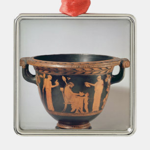 Ornement En Métal Rouge-chiffre krater de cloche, c.450-440 de