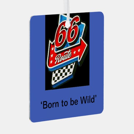 Ornement En Métal Route 66 (Avant droite)