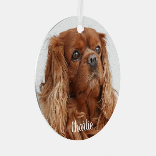 Ornement En Métal Ruby Cavalier King Charles Spaniel (Avant droite)