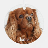 Ornement En Métal Ruby Cavalier King Charles Spaniel (Verso)