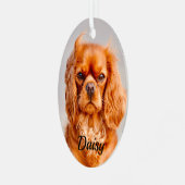 Ornement En Métal Ruby Cavalier King Charles Spaniel (Avant gauche)