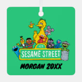 Ornement En Métal Rue Sésame | Ajouter Votre Nom (Recto)