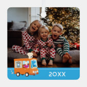 Ornement En Métal Rue Sésame | Camion d'alimentation Monster Cookies (Recto)