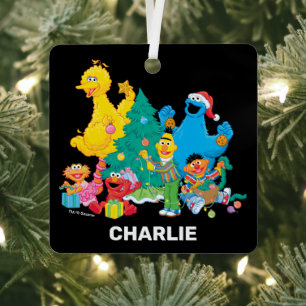 Ornement En Métal Rue Sésame Pals de Noël