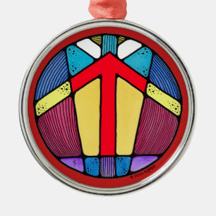 Ornement En Métal Rune de la Victoire de Tiwaz