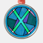 Ornement En Métal Rune d'unité géographique Art nouveau (Devant)