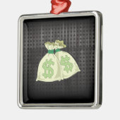 Ornement En Métal Sacs d'argent ; Rocailleux (Gauche)