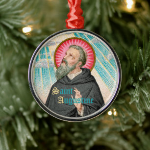 Ornement En Métal Saint Augustin d'Hippo (SAU 047 ; détail)