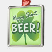 Ornement En Métal Saint heureux… BIÈRE ! (Gauche)