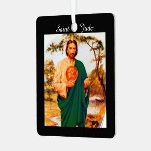 Ornement En Métal Saint Jude image et prière